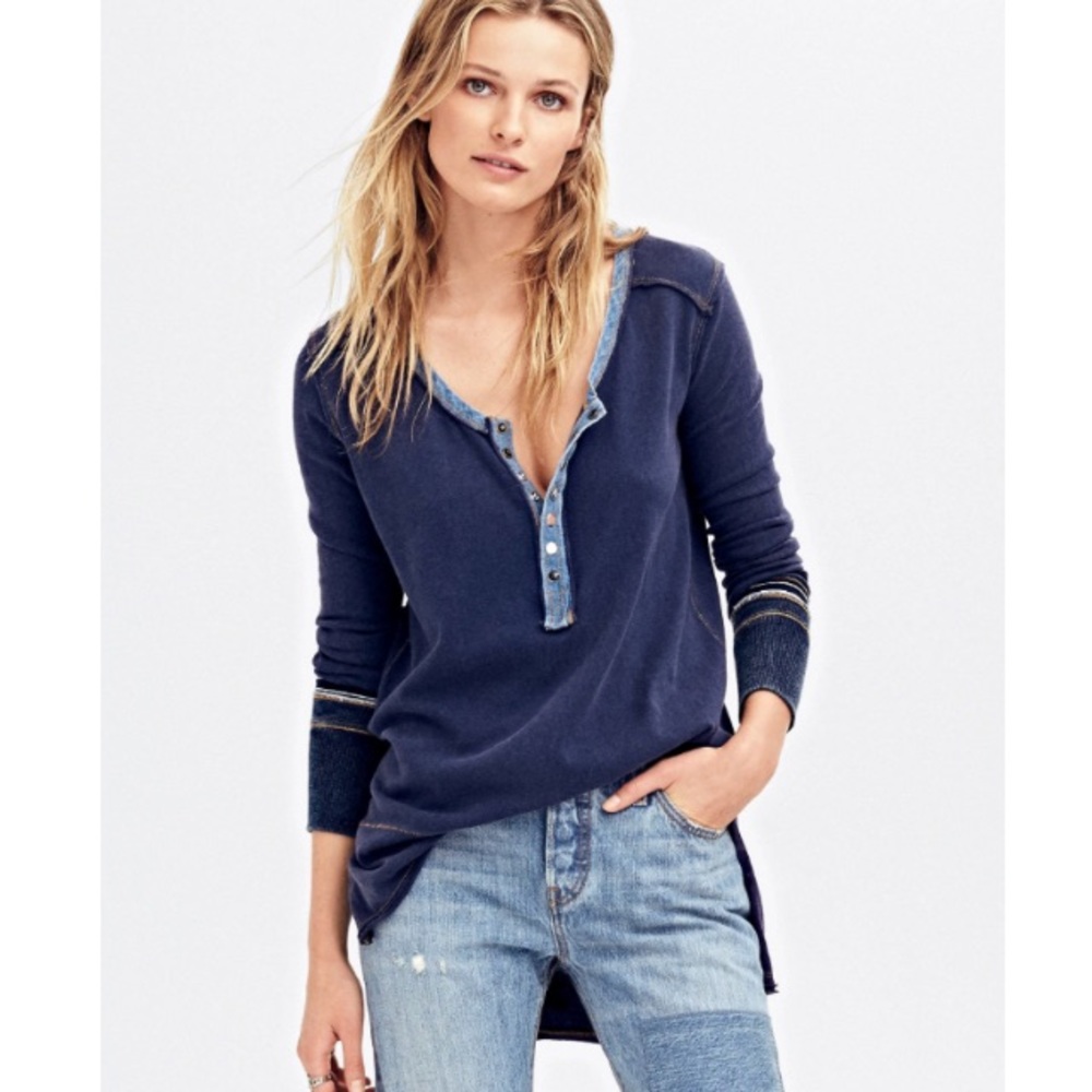 Free People Dallas Henley Top